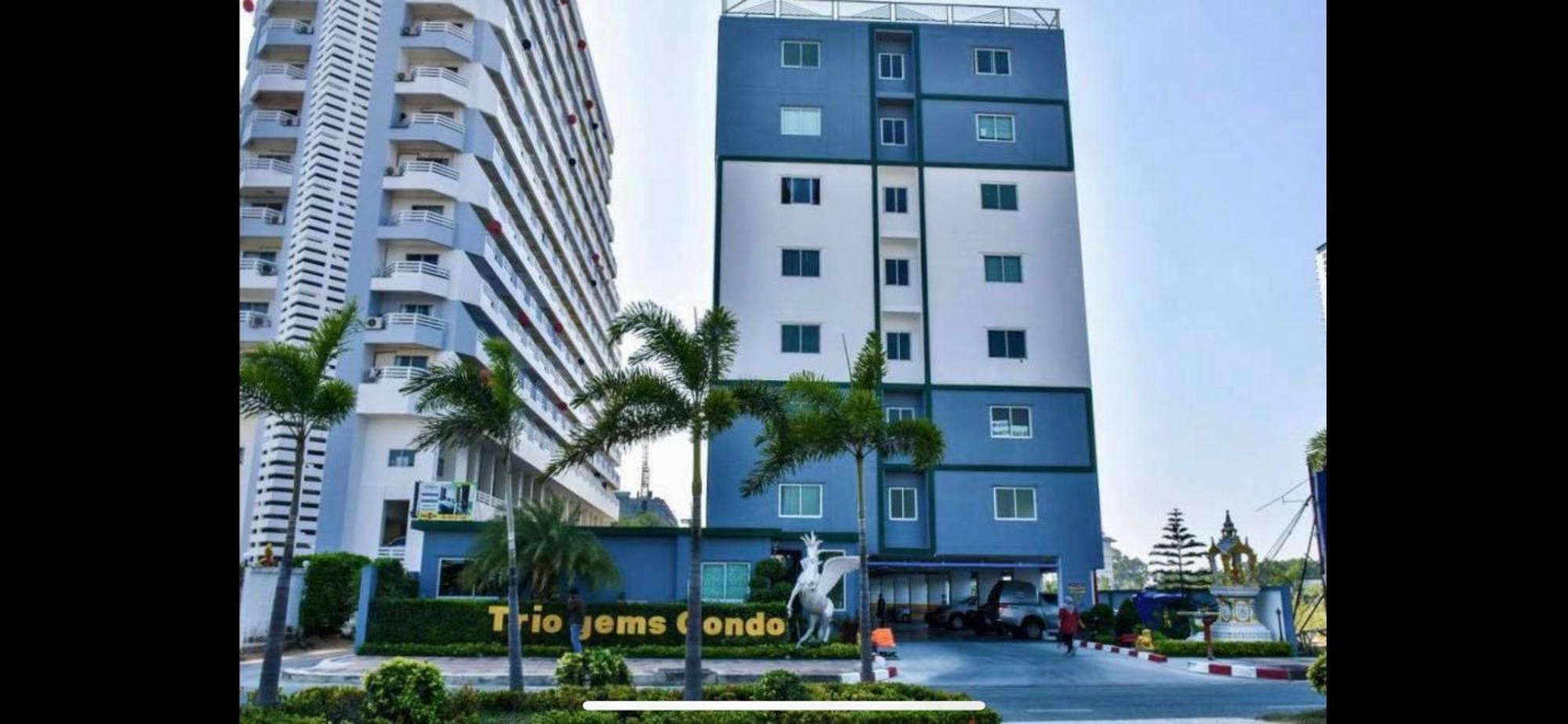 Trio Gems Condo, Pattaya Thailand Praia de Jomtien Exterior foto
